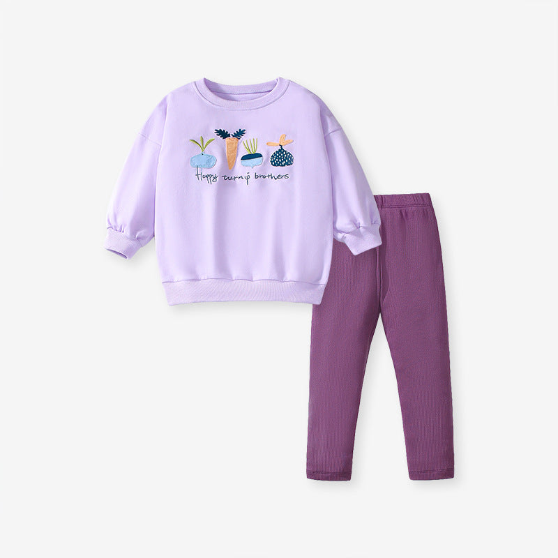Wholesale Long Sleeved Cute Autumn Hoodie Casual Baby Clothes